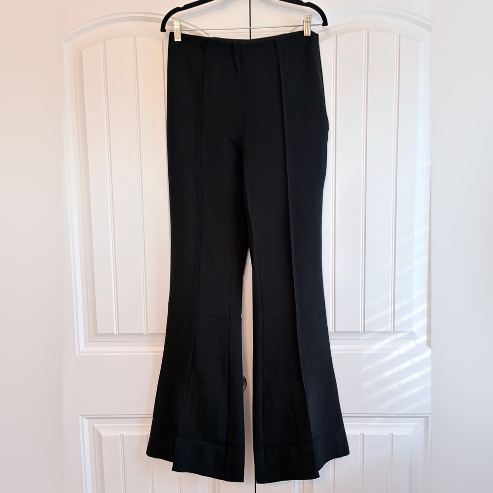 Cinq à Sept Billie Pants Black Tailored Flare Women’s Size 10 NWT MSRP $325 - Picture 2 of 15